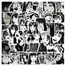 

10/30/50pcs Anime Horror Tomie Stickers Decals Kids Toys Laptop Guitar Car Bike Phone Case PVC Waterproof Sticker DIY Toys
