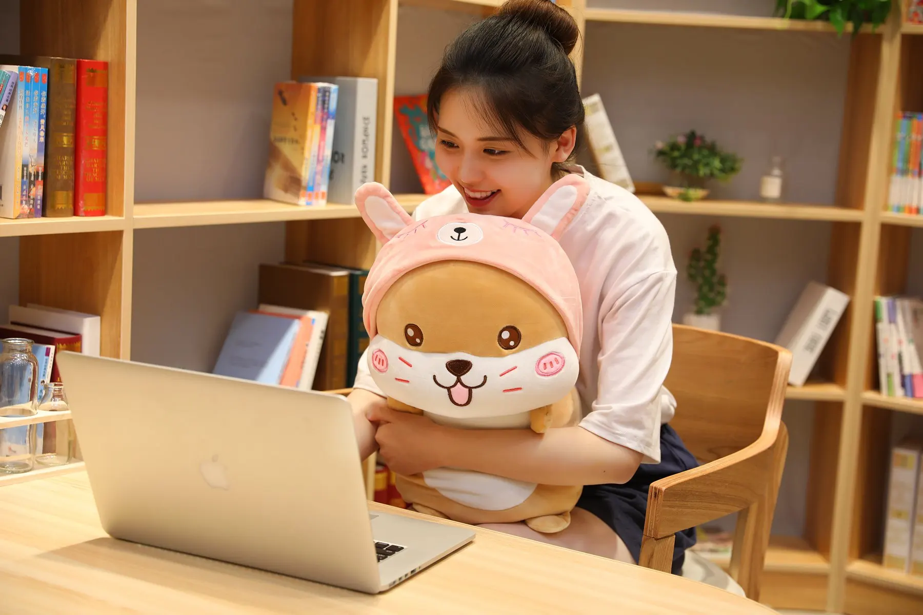 1pc Cute Hamster Mouse Transform Rabbit Elephant Plush Animal Soft Stuffed Hamster Doll High Quality Toy Children's Gifts