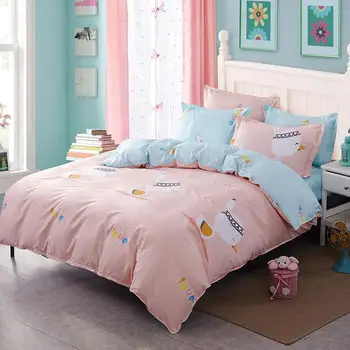 

35 4pcs Girl Boy Kid Bed Cover Set Duvet Cover Adult Child Bed Sheets And Pillowcases Comforter Bedding Set 2TJ-61021