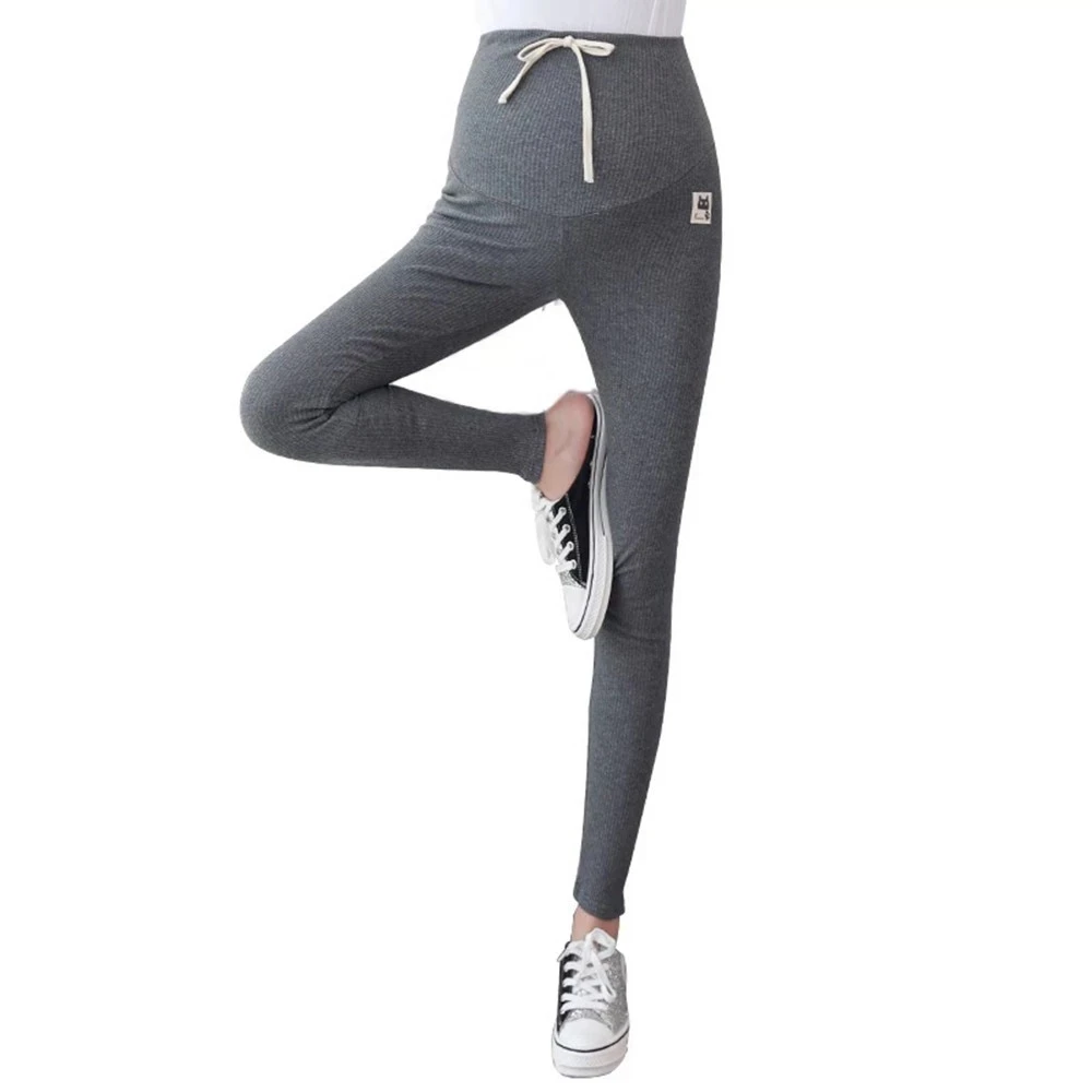 Maternity elastic Pants Soft Adjustable Waist Pregnant Women Leggings Pregnancy Clothes Ropa Mujer Embarazada Premama 2