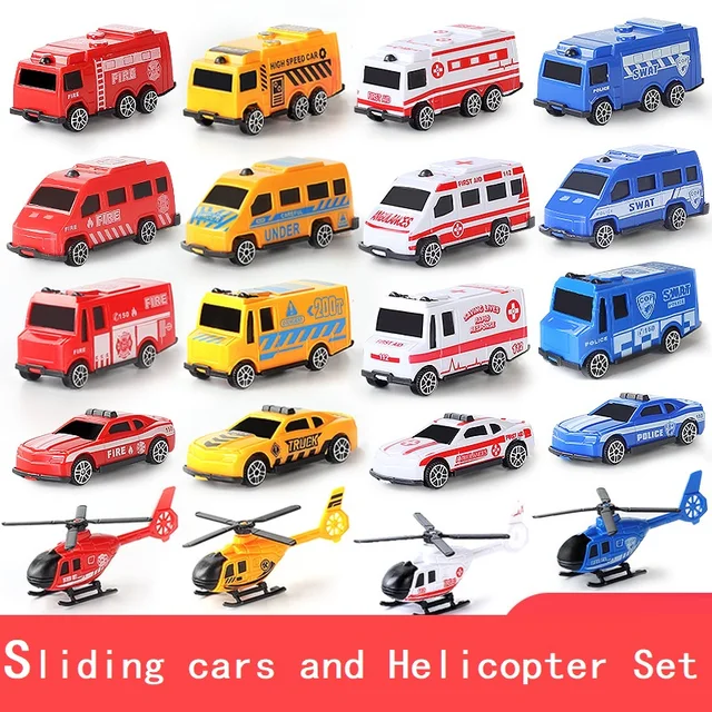 Brinque e Aprenda com o Conjunto de Carros e Helicópteros de 5 Peças Brinque e Aprenda com o Conjunto de Carros e Helicópteros de 5 Peças