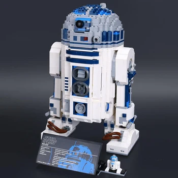 

IN STOCK 05043 Star movie Wars Space Out of Print The R2-D2 Robot Model Blocks 2127pcs Bricks Toys Compatible lepinblocks 10225