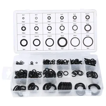 

225pcs Seal ring O type machine repair accessories O-ring seal Hardware tools Sealing ring suit
