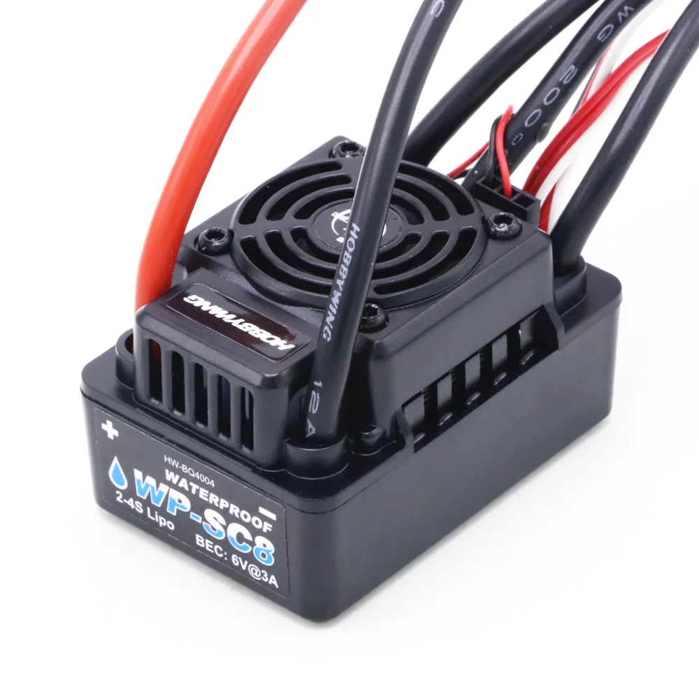 Водонепроницаемый контроллер скорости Hobbywing EZRUN WP SC8 120A бесщеточный ESC для