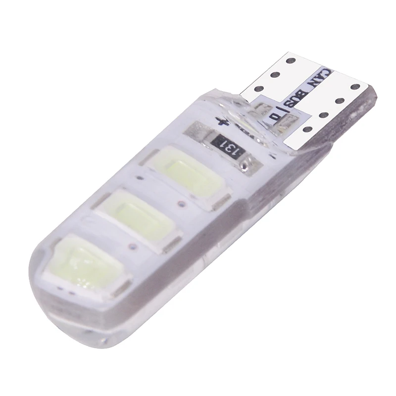 500x Авто силикагель T10 194 W5W 501 6 SMD 5630 светодиодный автомобильный Стайлинг Габаритные огни для чтения настольная лампа бортовой светильник лампочка 12V
