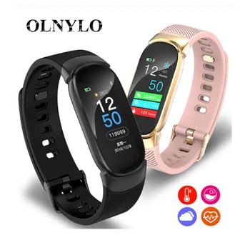 

New QW16 Smart Band Blood Pressure Detection Remote Control Camera Multiple Sports Monitoring Fashion Bracelet For Young Couple