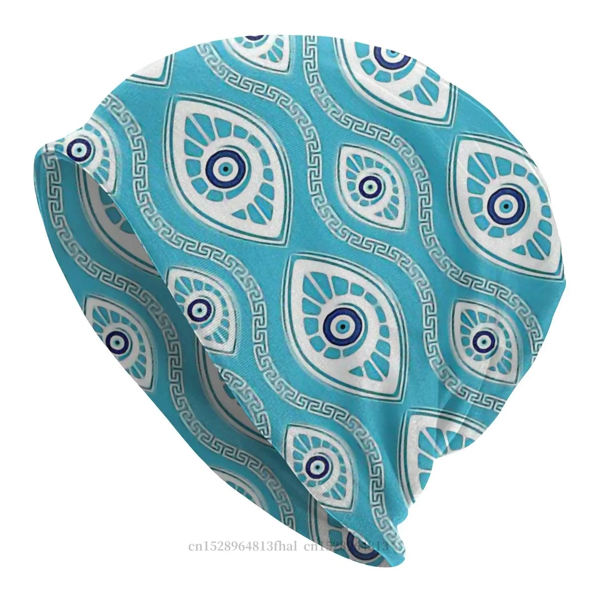 

Greek Mati Matiasma Evil Eye Bonnet Homme Outdoor Skullies Beanies Hat For Men Women Style Cotton Hats