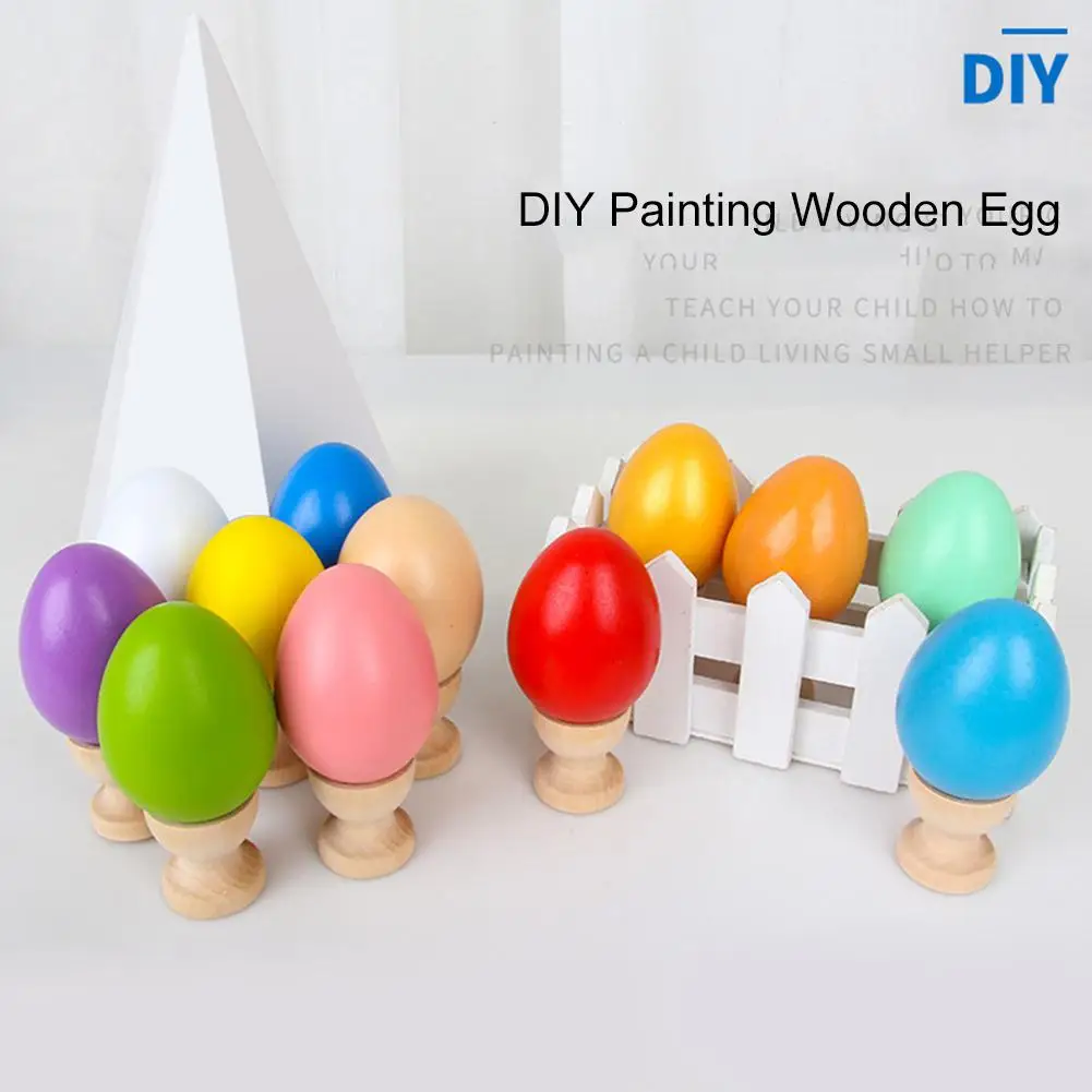 Rccity деревянное имитационное яйцо DIY Форма для приготовления пасхального яйца