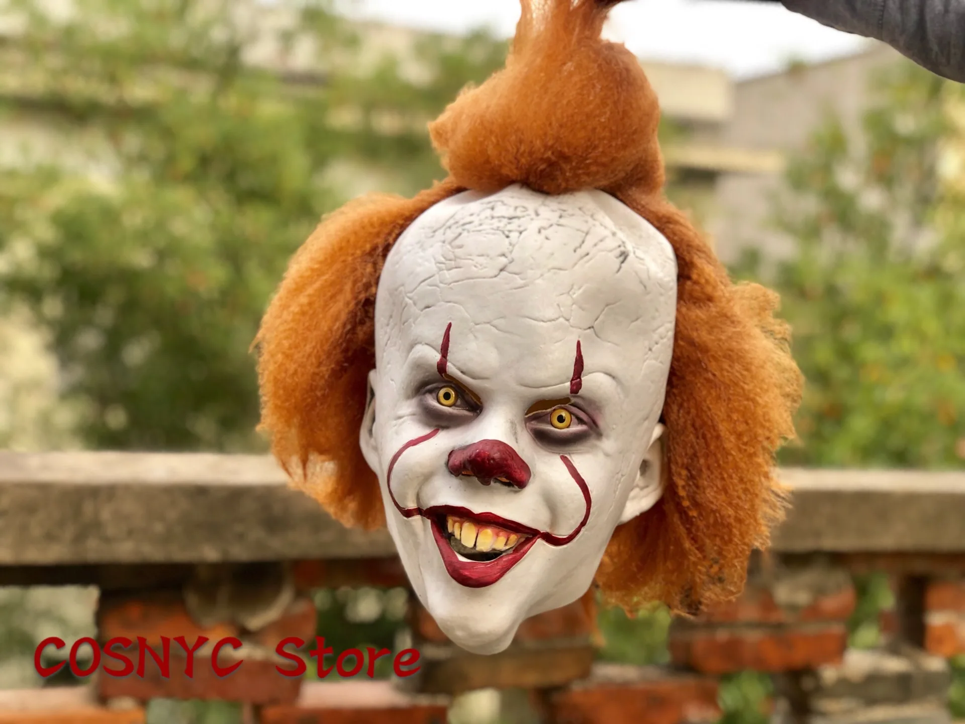 Джокер маска пеннивайза Стивен Кинг это вторая часть 2 ужасов Косплей латексные маски шлем клоун Хэллоуин костюм реквизит