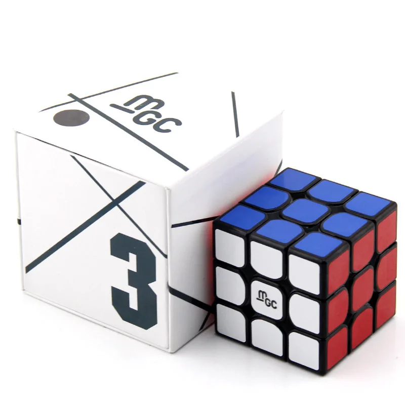 

Yongjun MGC Magnetic Three Layer Rubik's Cube Black And White with Pattern Speed Twist Profession Game Only Racing Rubik's Cube