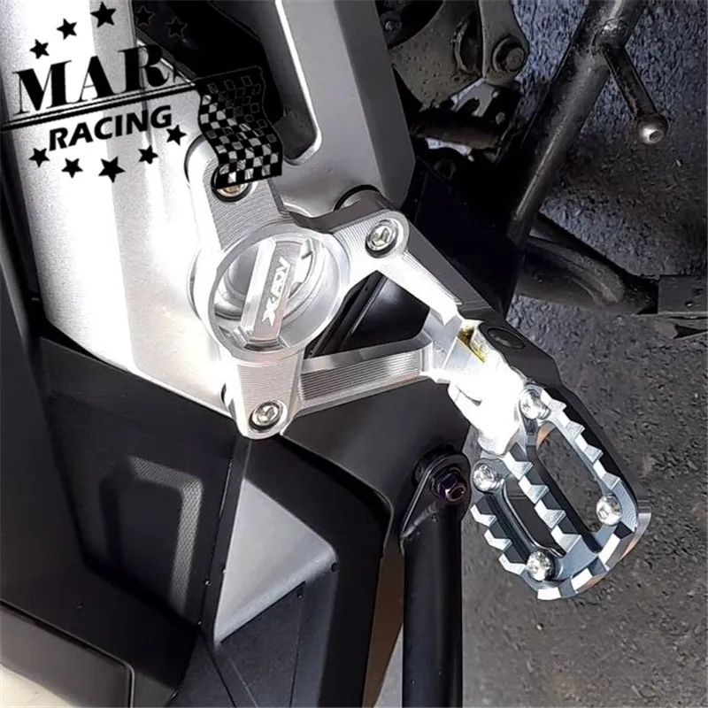 For HONDA XADV X-adv 750 XADV750 2018 2019 2020 Motorcycle Aluminum Alloy Rear Pedal Foot Stand Folding Footrests Passenger Foot