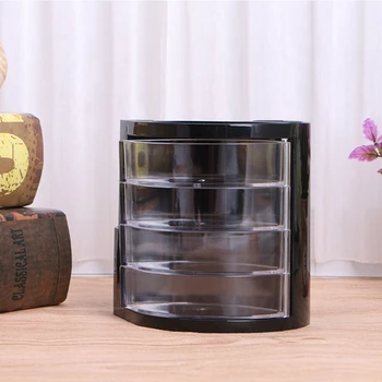 

Pen Pencil Holder Desktop Drawer Organizer Make Up Storage Box Office Staionery Q6PA