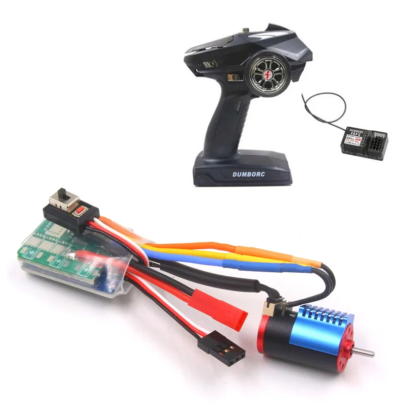 Бесщеточный двигатель с датчиком движения Leopard 1625 4300KV 45A ESC комбо пультом