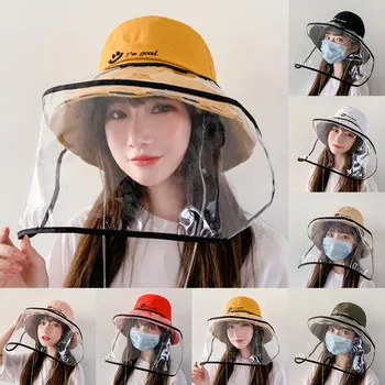 

50^Anti-spitting Protective Hat Dustproof Cover Peaked Cap Hat Adjustable Size Anti-spitting Protective Hat