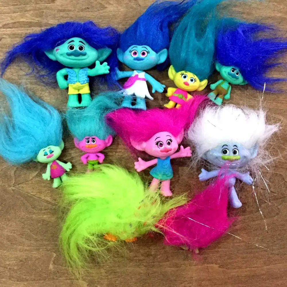 poppy and branch troll dolls