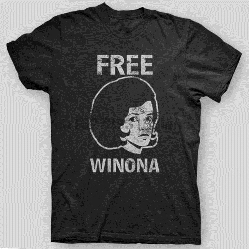 Free Winona Ryder Vintage Look Brooklyn Hollywood T Shirt Sizes S 5x T Shirts Aliexpress