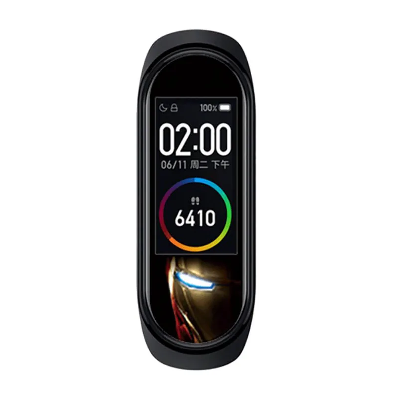 22 Крутой супергерой Marvel красочная Защитная пленка для Xiaomi mi браслет miband 4 Band4 Sport mi band4 NFC Защитная крышка для экрана - Цвет: 22