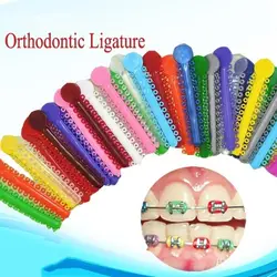 10 шт. Стоматологическая Ортодонтическая Лигатура эластичные резинки инструменты Эластичность для зубов V9-Drop