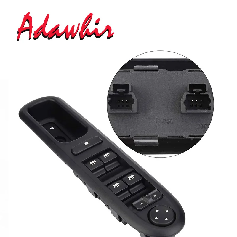 Панель переключателя стеклоподъемника для Peugeot 407 SW 6554.ER 96468704XT 6554ER 6554 ER 2004-2010 |