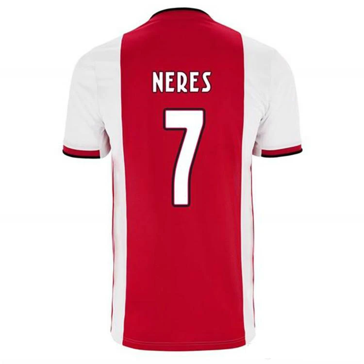 home Ajaxes взрослая футболка футбольная Джерси Home Out TADIC VAN BEEK NERES de ligt футбольная рубашка - Цвет: home