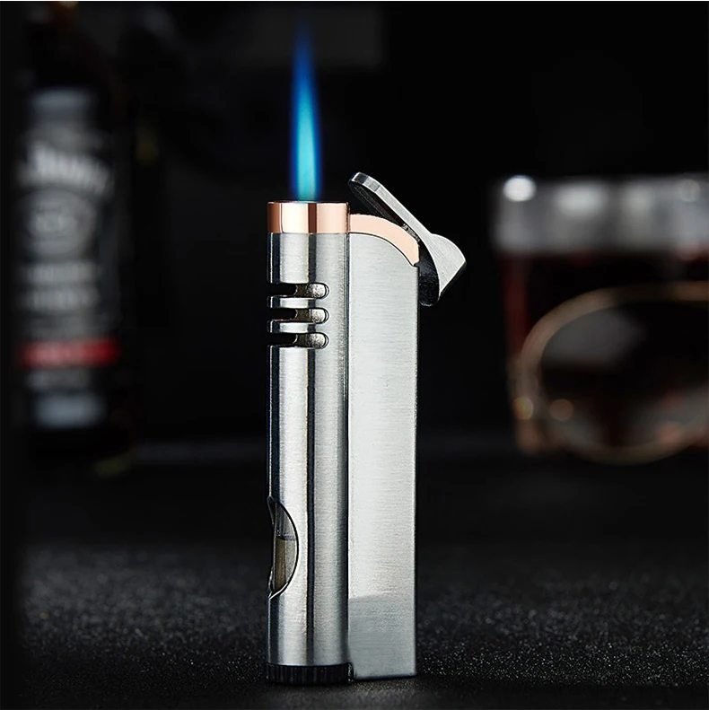 Новые металлические газовая зажигалка Прикуриватель гаджеты для мужчин электронные зажигалки аксессуары для курения
