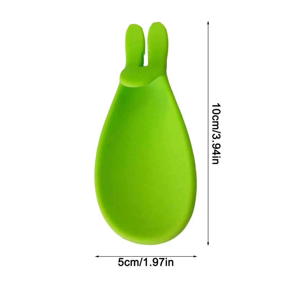 Silicone tea bag holder cute rabbit shape reusable clip