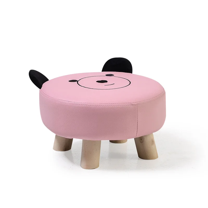 Pink small Детские кресла, шезлонги, мультяшный диван для детей, Детский диван, кожаный стул, дизайнерская мебель, стул для татами, табурет, Прямая поставка - Цвет: Pink small