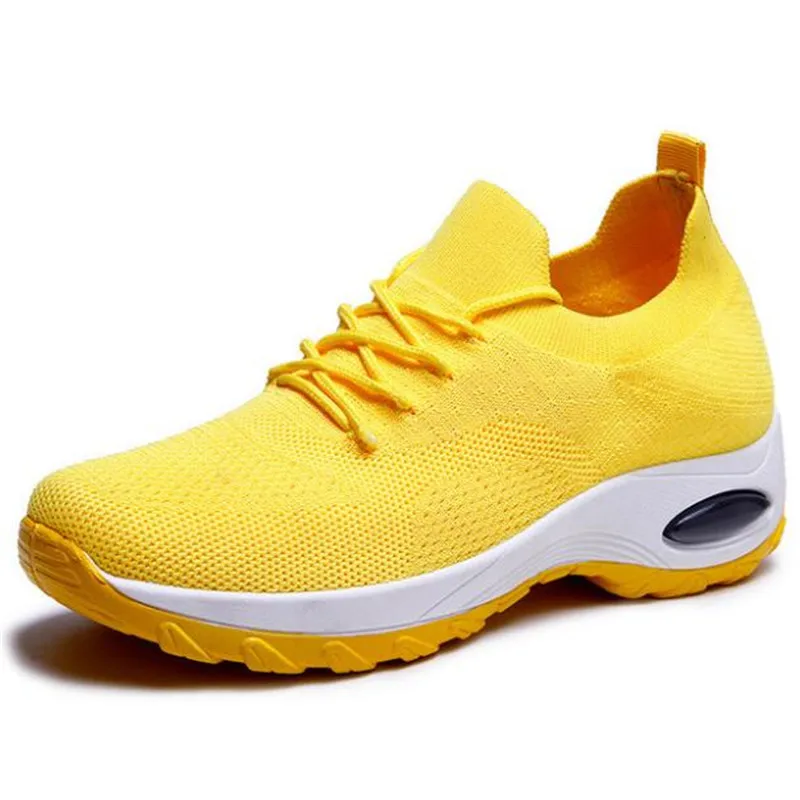 

2020 New Best-selling Breathable and Comfortable Air Mesh Women Sneakers Shoes Casual Shoes Light Soft Bottom Air Cushion Shoes