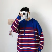 Winter Hooded Sweater Men Warm Fashion Contrast Color Casual Knit Sweaters Man Pullover Men Long Sleeve Striped Sweter Clothes Winter Hooded Sweater Men Warm Fashion Contrast Color Casual Knit Sweaters Man Pullover Men Long Sleeve Striped Sweter Clothes