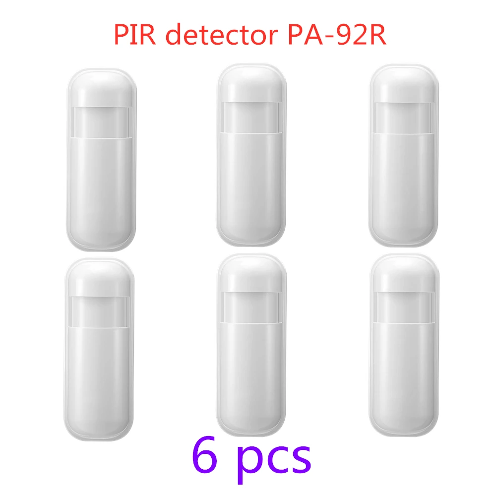 433 МГц EV1527 Беспроводной Мини PIR датчик движения детектор сигнализации инфракрасный датчик PIR Датчик Детектор движения для домашней сигнализации - Цвет: 28-PA-92R-6pcs