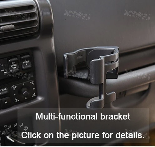 MOPAI держатели для напитков для Jeep Wrangler TJ Автомобильный держатель для стакана воды кронштейн для бутылки для Jeep Wrangler TJ 1997-2006 автомобильные аксессуары