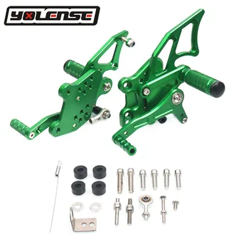 

Motorcycle CNC Adjustable Rearsets Footpeg Rear Sets Foot Pegs For KAWASAKI NINJA300 NINJA250 NINJA 300 250 2013-2017 2016 2015