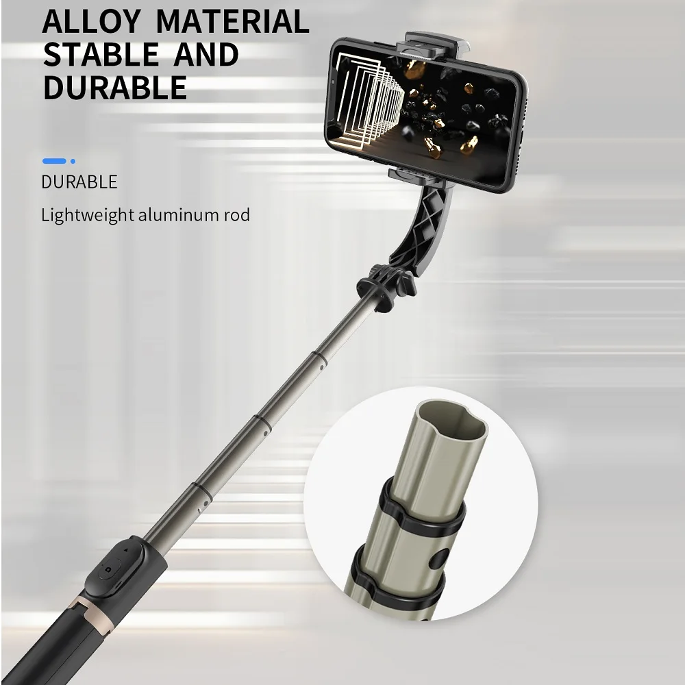 FANGTUOSI Handheld Gimbal Stabilizer With Bluetooth shutter Tripod For Smartphone Action camera Video Record Vlog Live