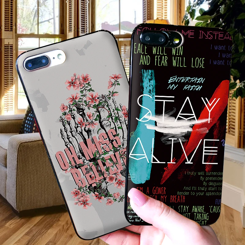 Twenty one pilots для Samsung Note 8 9 M10 M20 M30 S7 Edge S8 S9 S10 PLUS Мягкий чехол из ТПУ телефона |