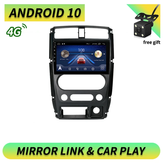 2 Din автомобильное радио навигация GPS Bt плеер 9 дюймов экран для Suzuki Jimny 2007-2012Android 10