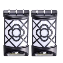 ABSS-120 светодиодный солнечный пламенный настенный светильник Der светильник s датчик движения светильник с Usb зарядкой Открытый водонепроницаемый Солнечный пламенный светильник для Gard