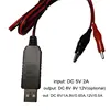DC 5V USB to 1.5V 3V 4.5V 6V 9V 12V Voltage Step Up Converter Cable Power Supply Adapter Cord ► Photo 2/6