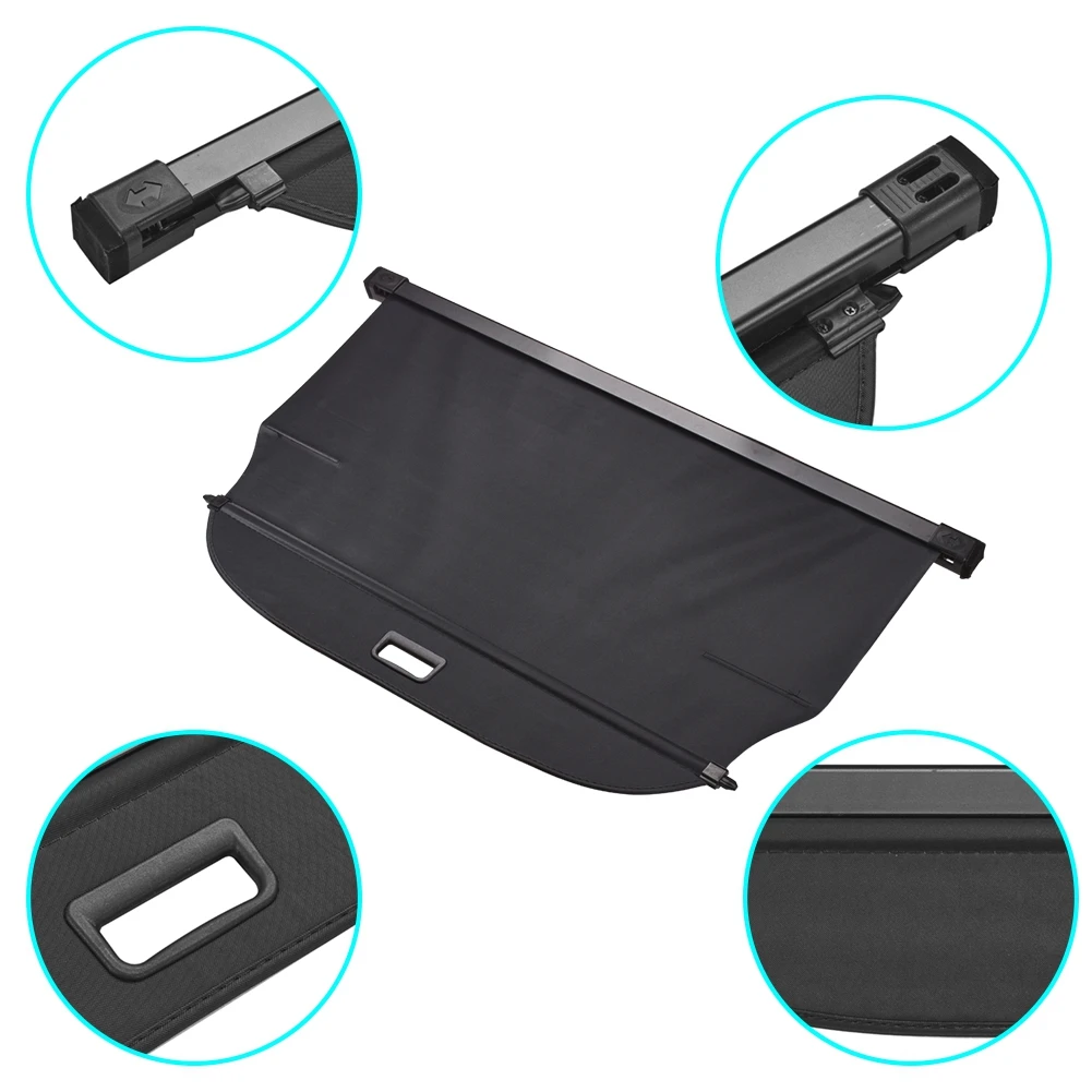 Car Trunk Cargo Cover Luggage Carrier Curtain for RAV4 2020-2022