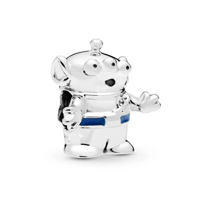 T28 2 шт серебряный дракон Сова Лягушка Листья Шарм Подвеска из бисера fit Pandora Подвески, браслеты, ожерелья для женщин серебро DIY ювелирных изделий - Цвет: T28