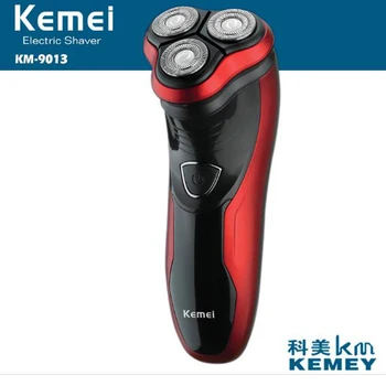 

kemei electric Shaver KM-9013 cordless electric 4D Floating shaving razor waterproof rechargeable Beard Trimmer Threehead rotary