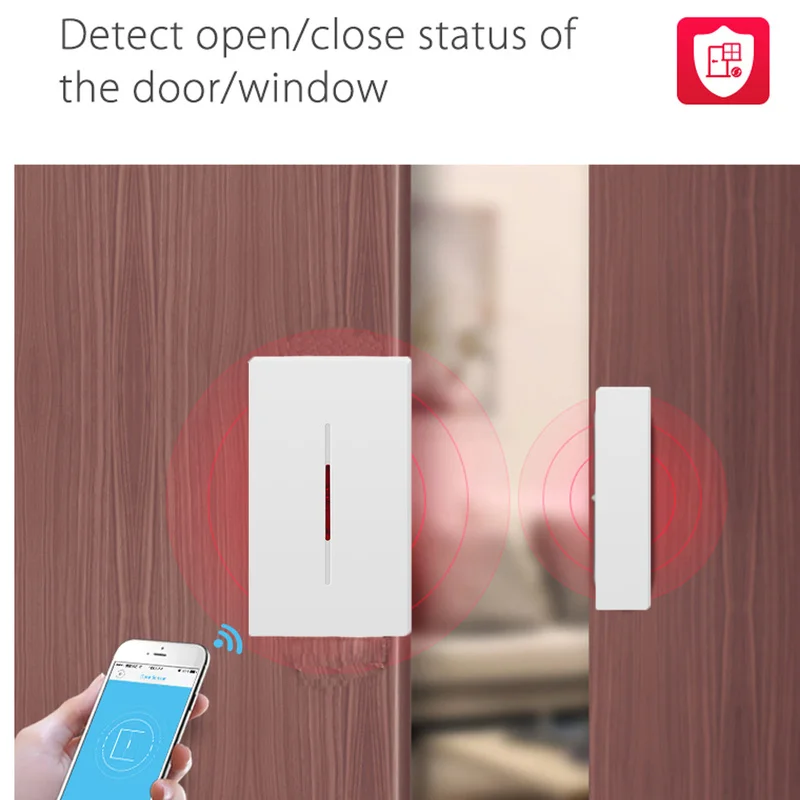 Датчик окон и дверей Itead SONOFF DW1 с аккумулятором система сигнализации e-WeLink APP для