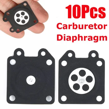 

10pcs Chainsaw Carburetors Diaphragms Rubber Replacement For Walbro 95-526 95-526-9 95-526-9-8
