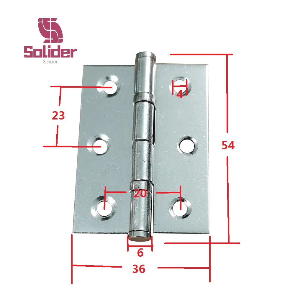 2Pcs 2 Zoll 2,5 Zoll 3 Zoll Hardware Edelstahl Scharniere Tür Möbel Bücherregal Fenster Schrank Scharnier