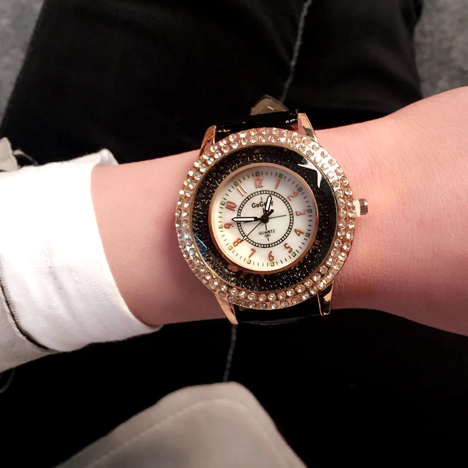 

Wechat Business Watch Europe And America Top Grade Ladies' Watch Fashionable Watch Women's Ball Bearing South Korea Watch