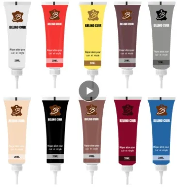 Gel reparador de cuero para el hogar, grietas para arañazos, reparación, crema reacondicionada, sala de estar, 11 colores, 20ml