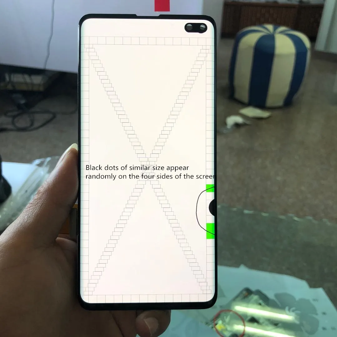 US $115.87 SUPER AMOLED LCD For SAMSUNG Galaxy S10PLUS Display S10 Plus G9750 G975F Touch Screen Digitizer Assembly Dead Pixel