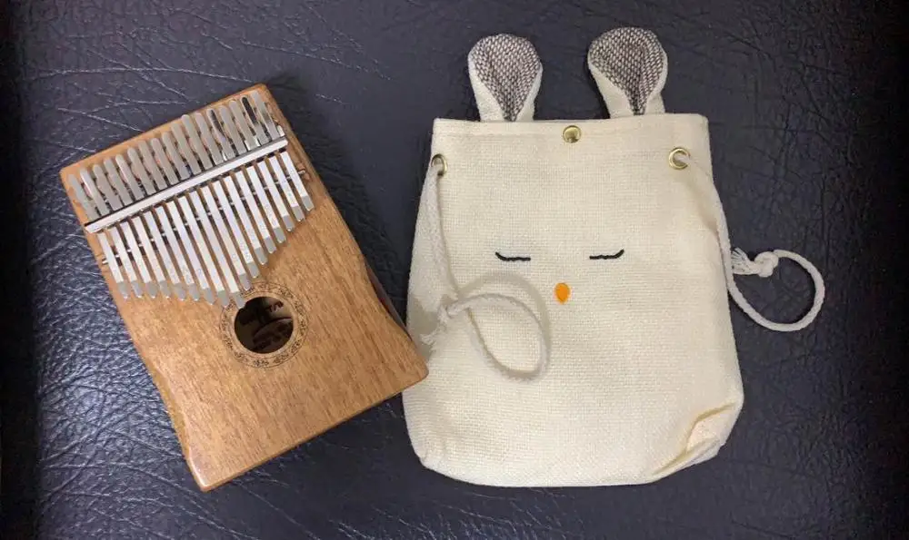 17 клавишным vinger калимба Paino Mbira санза Duim игрушечное пианино карман поддержка Зак