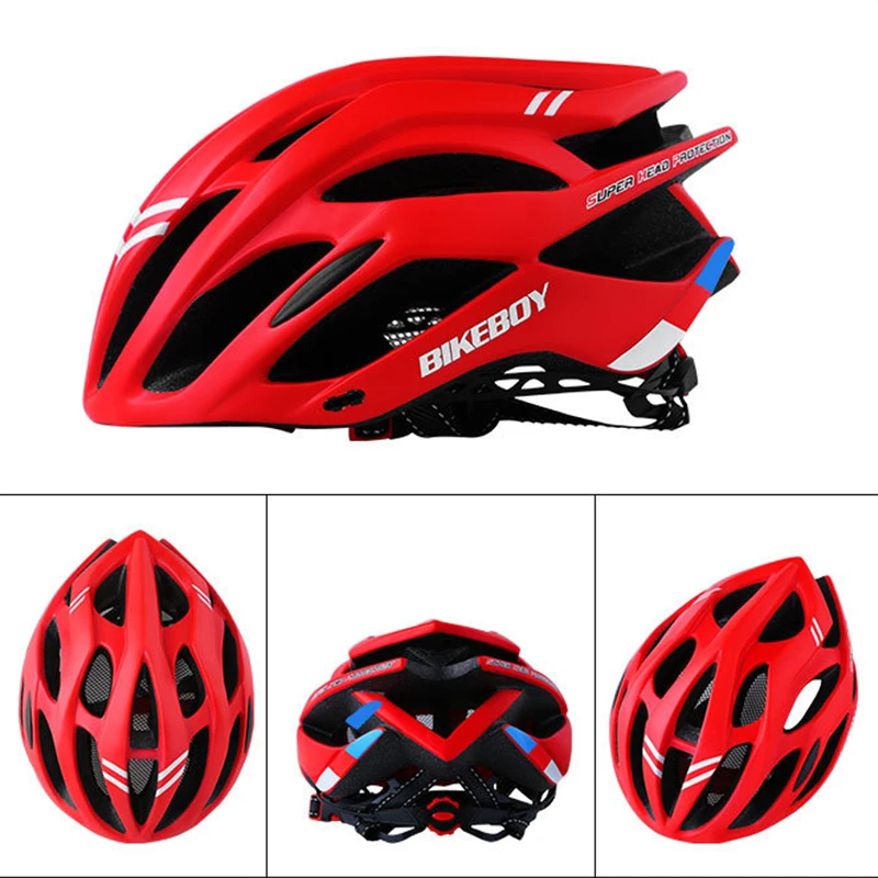 New Bicycle Helmet Prevent flying insects Super Light Cycling Helmet 225g EPS Breathable  Mountain Bike Disassembly Lined Helmet