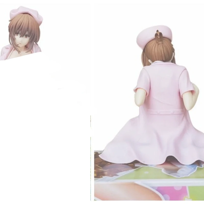 24cm Anime Lechery Boku To Nurse No Kenshuu Nisshi Mio Akagi 1/6 Scale Pvc Action Figure Model
