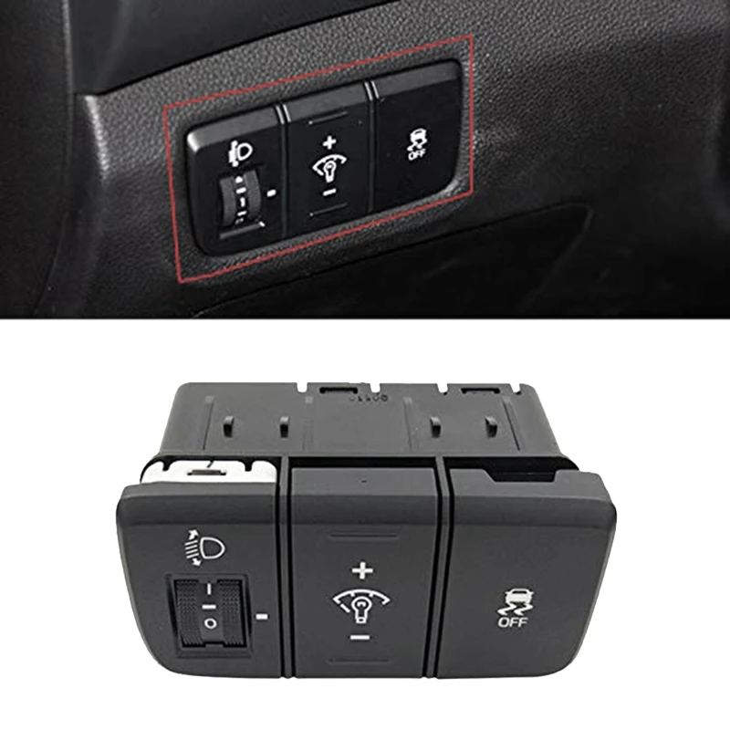 

For Hyundai Ix25 (Creta) Dashboard Brightness Switch Dashboard Fog Lamp Headlamp Adjustment Brightness Side Slip OFF